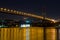 Bosporus bridge by night