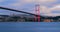 Bosporus Bridge at night, Istanbul Turkey