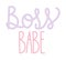 boss babe typography