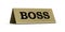 Boss identification plate