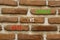 Boss vs leader symbol. Concept words Boss vs versus leader on beautiful brown brick. Beautiful red brown brickwall background.