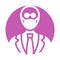 Boss Wearing mask Vector Icon which can easily modify or edit