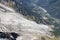 Bossons Glacier from the Aiguille du Midi