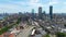 Boston Back Bay aerial view, MA, USA