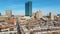 Boston Back Bay aerial view, Massachusetts, USA