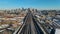 Boston city aerial view, Massachusetts, USA