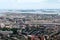 Boston, city skyline aerial panorama view with urban buildings midtown