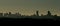 Boston city skyline dark silhouette
