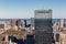 Boston Cityscapes, Aerial view of Boston skyline from Prudential Center in a sunny day