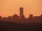 Boston dawn skyline