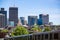 Boston from Longfellow Bridge in Massachusetts