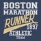 Boston Marathon runner t-shirt