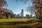 Boston skyline and Charles River seen from MIT in Cambridge - Massachusetts, USA