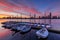 Boston skyline at dawn