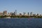 Boston Skyline and Sailboats along Charles River