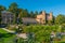 Botanic garden at Karlsruhe palace in Germany