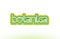 botanica word text logo icon typography design