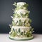 Botanical Bliss: A Nature-inspired Wedding Cake