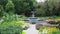 Botanical Fountain in Wichita Kansas Flower Garden