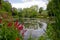 Botanical garden of painter Monet in Giverny, France.