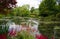 Botanical garden of painter Monet in Giverny, France.