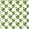 Botanical herbs seamless pattern. Nature print for textile design. Nature pattern with celandine yellow flowers.