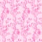 Botanical vertical pink pattern with flowers of yucca drawn in pencil