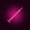 Botox syringe icon. Elements of anti agies in neon style icons. Simple icon for websites, web design, mobile app, info graphics