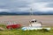 Bots at Haverigg Beach in South Cumbria