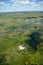 Botswana: Airshot from the Okavango Delta in the flooded Kalahari