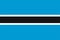 Botswana flag vector.Illustration of Botswana flag