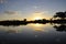 Botswana: sunset in the Okavango Delta