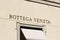 Bottega Veneta sign of store located in Milan`s Fashion District. Bottega Veneta is an Italian luxury goods and high