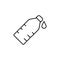 Bottel of water icon element of fitness icon for mobile concept and web apps. Thin line bottel of water icon can be used