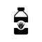 Bottle aloe vera icon isolated on white background