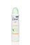 Bottle anti-perspirant Dove Go Fresh - moisturising cream 48h, new&improved, cucumber and green tea sccent, isolated white backgro