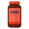 Bottle with antidepressants vector illustration