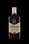 Bottle of Ballantine`s Finest blended scotch whisky on black background