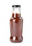 Bottle of barbecue sauce on white