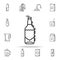 bottle of beer dusk icon. Drinks & Beverages icons universal set for web and mobile