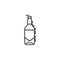 bottle of beer dusk icon. Element of drinks and beverages icon for mobile concept and web apps. Thin line bottle of beer icon can