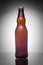 Bottle of beer full condensate cold refreshing