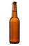 Bottle of beer on white background