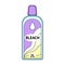 Bottle of bleach. Dry cleaning single icon in cartoon style vector symbol stock illustration web.