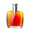 The bottle of brandy (cognac)