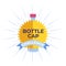 Bottle cap challenge logo. Vector illustration