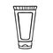 bottle conditioner cream bottle, personal hygiene illustration, vector