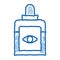 Bottle Drops For Sick Eyes doodle icon hand drawn illustration