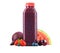 Bottle of Fresh Beet, Berry, and Watermelon Juice