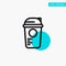 Bottle, Game, Recreation, Sports, Thermo turquoise highlight circle point Vector icon